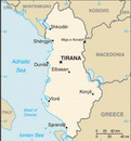 Map of Albania